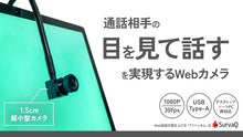 Load image into Gallery viewer, わずか1.5cmの超小型Webカメラで、リモートでのコミュニケーションの質を改革【アイトゥカム】　-02
